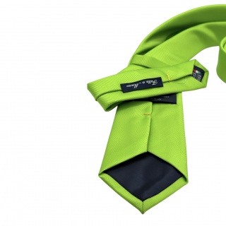 Green apple necktie 100% silk (#1305)