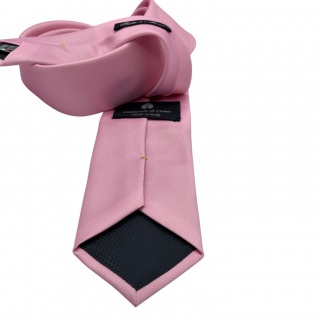 Pink necktie 100% silk (#1303)