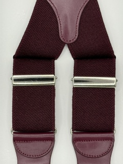 Bretelle in elastico bordeaux 35mm 4 clips (#1317)