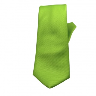 Green apple necktie 100% silk (#1305)