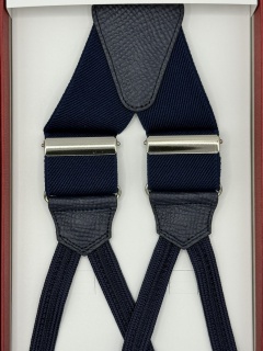 Braid Ends Elastic Braces navy (#1323)