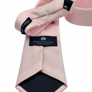 Cravatta 100% seta rosa chiaro (#1304)