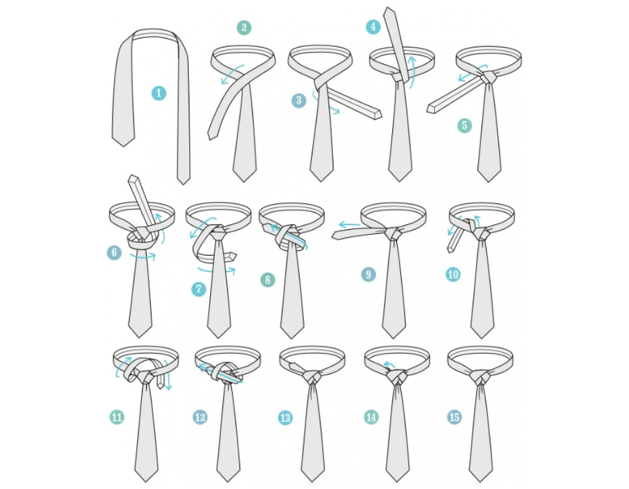 Simple Tie Knot Steps